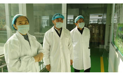 銀川市金鳳區(qū)工業(yè)集中區(qū)黨工委書記張勝利一行蒞臨公司參觀、調(diào)研